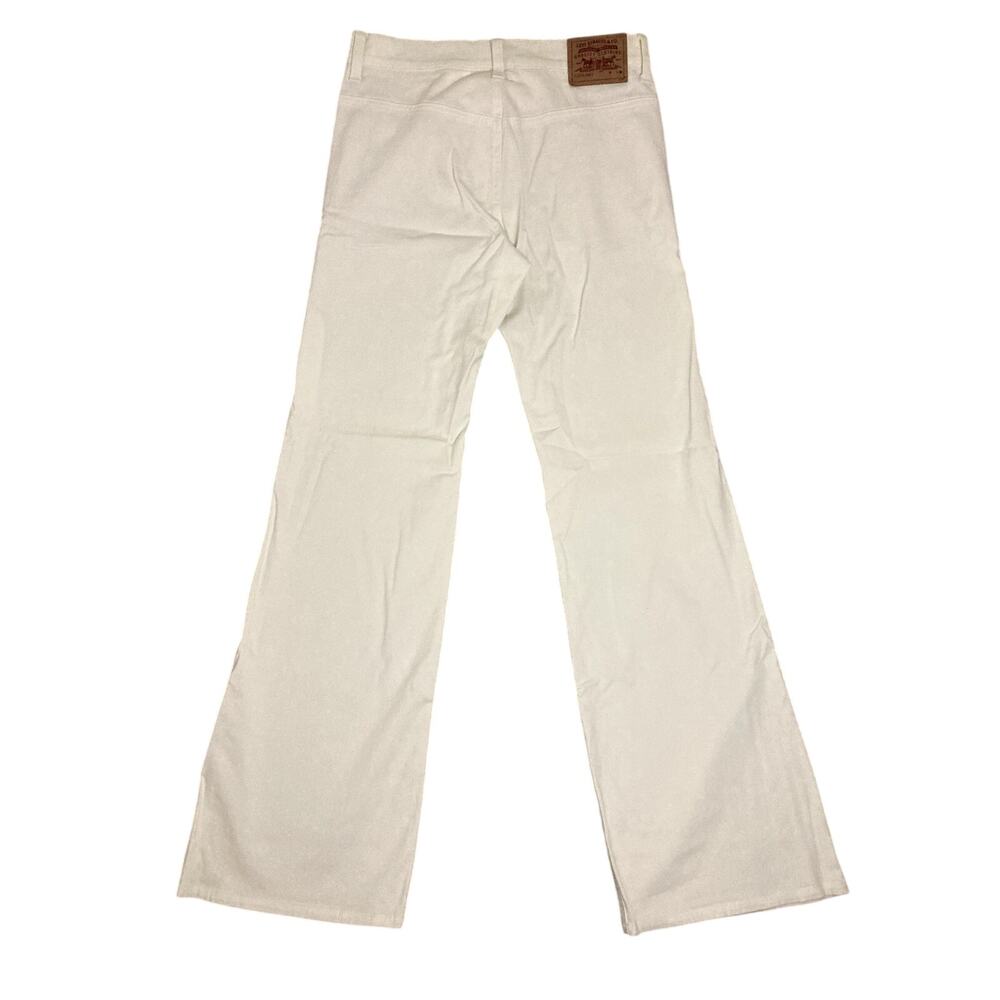 Levi's Premium Bareback Flare Jeans Women 6* 28X32 White A-Line Loose Hippie Y2K
